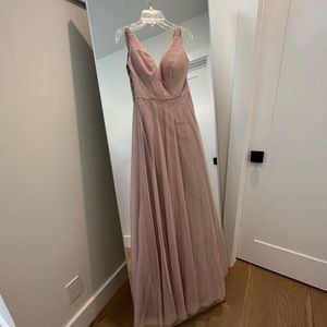 NEW Jenny Yoo Tulle Dress in Dusty Pink
